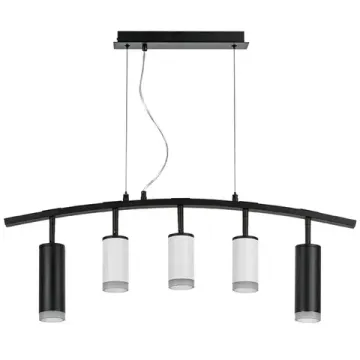 Подвесной светильник 5*GU10 LR7358723630 чёрный/белый Rullo Lightstar