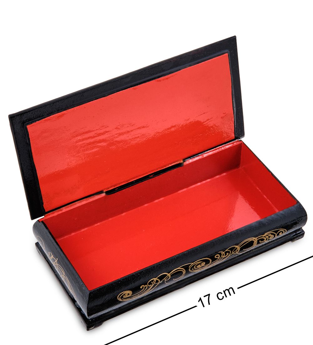 ШК-11/12-J Шкатулка-купюрница в технике декупаж (8х17х4)