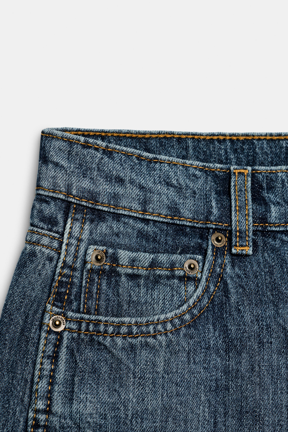 ДЖИНСЫ CURVED STRAIGHT СО СРЕДНЕЙ ПОСАДКОЙ — ZW COLLECTION — ZARA