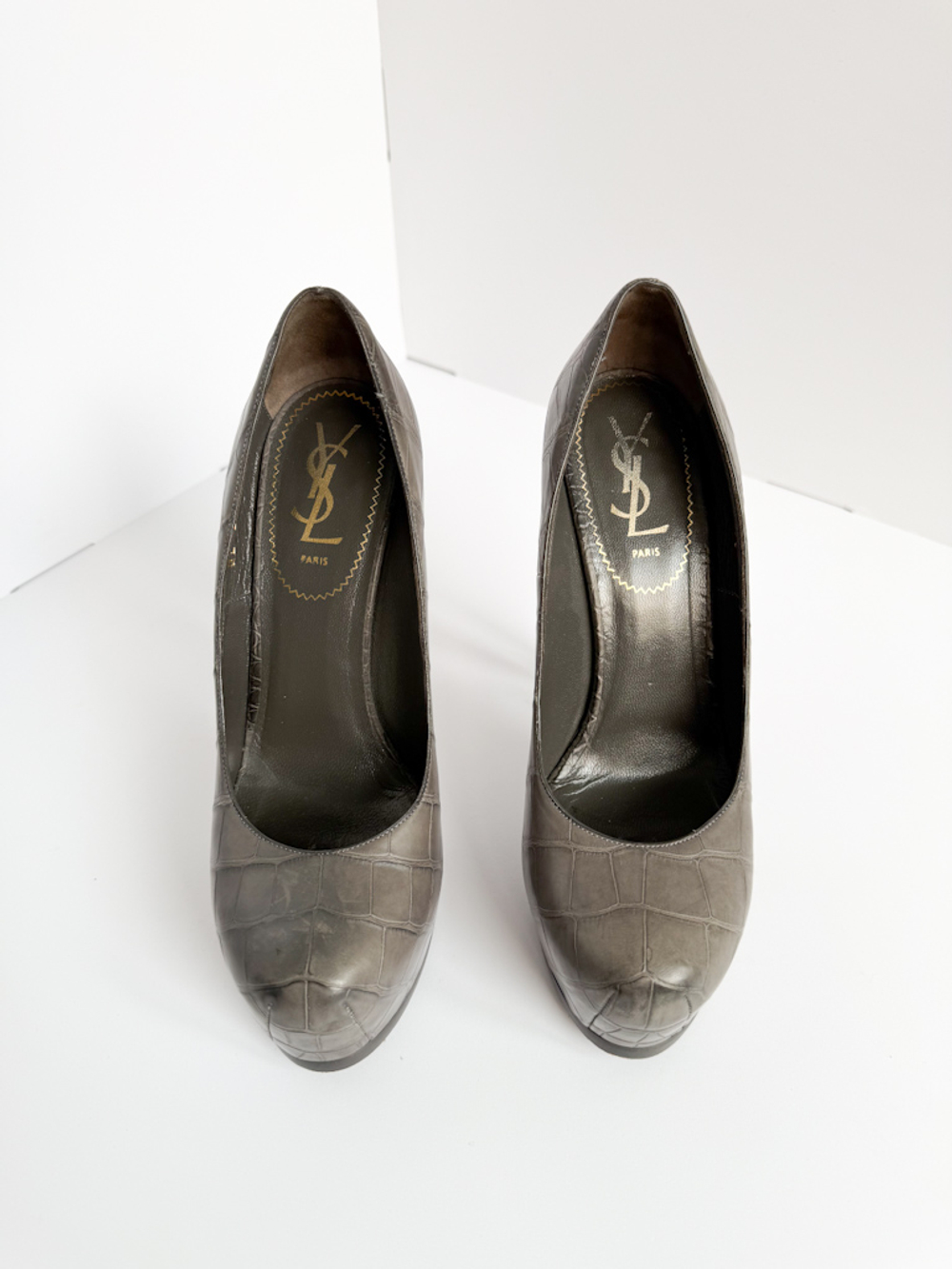 Кожаные туфли Saint Laurent, 38