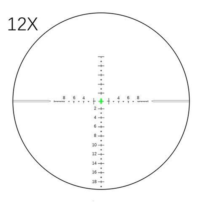 Прицел Veber Black Russian 3-12x42 SF FFP RG