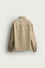 ВЕЛЬВЕТОВАЯ КУРТКА-РУБАШКА RELAXED FIT — ZARA
