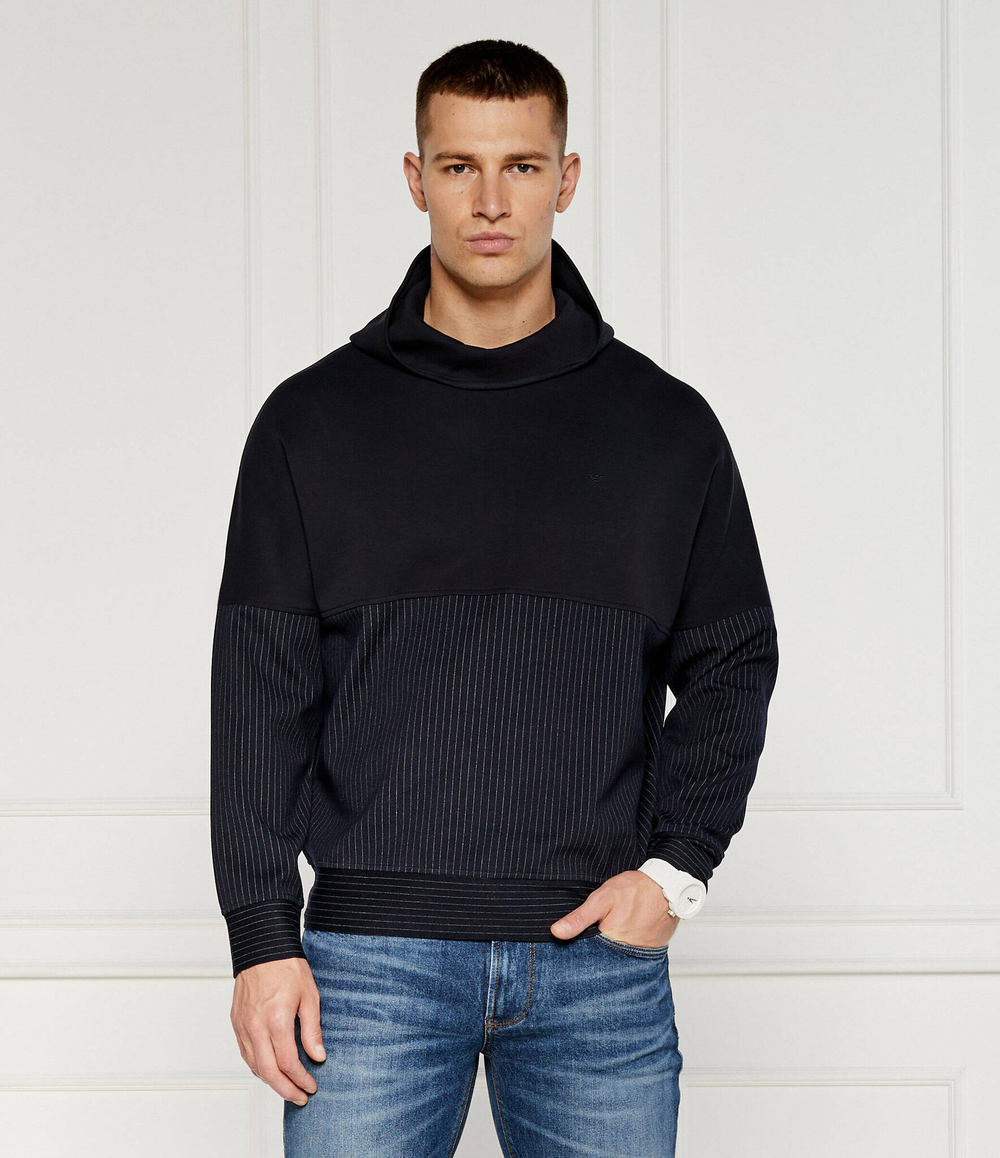 Худи Emporio Armani - темно-синий(6D1MA7 1JHSZ)