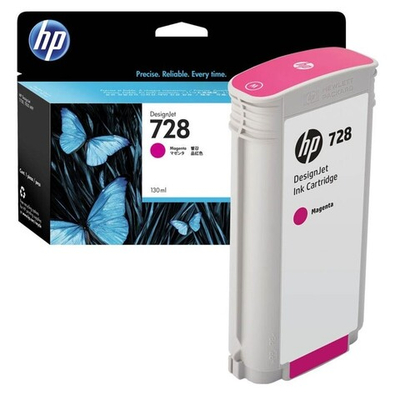 Картридж HP 728 (F9J66A) для DesignJet T730/T830 пурпурный (130 мл)