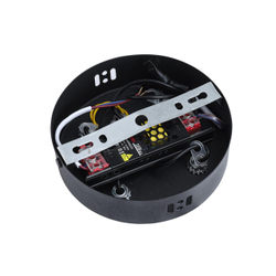 8341/42L LEDIO LN26 228 черный/прозрачный металл/акрил Люстра подвесная LED 42W 3000K 220V VINORA