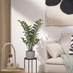 IKEA NYPON  (ИКЕА НИПОН)  -  Кашпо для цветов - для дома и улицы, серое 15 см