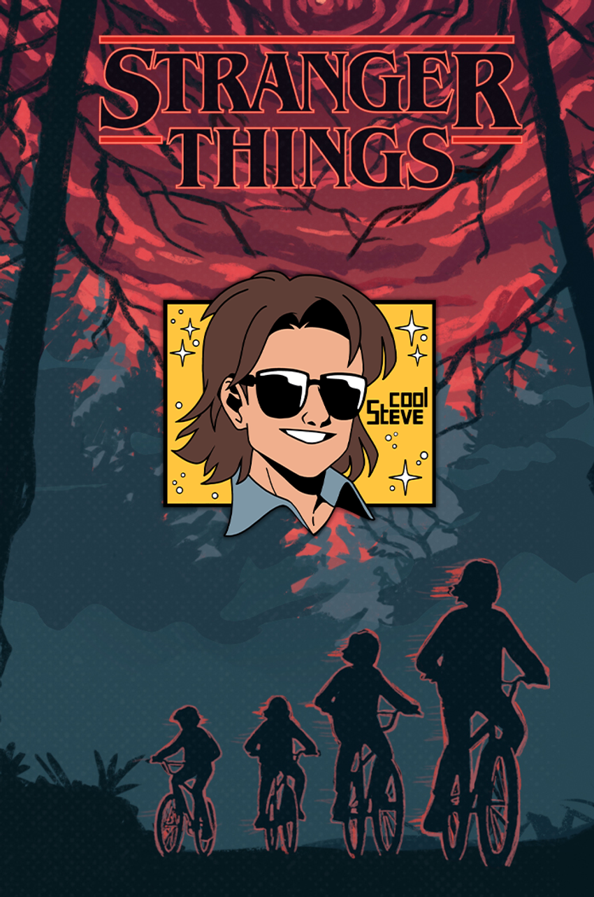Металлический пин "Stranger Things: Cool Steve"