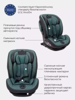 Автокресло BH012319i "iQ" isofix Genius Line группа 1-2-3  (9-36 кг) Malachite