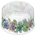 Крышка для свч 25см «Botanica» с декором