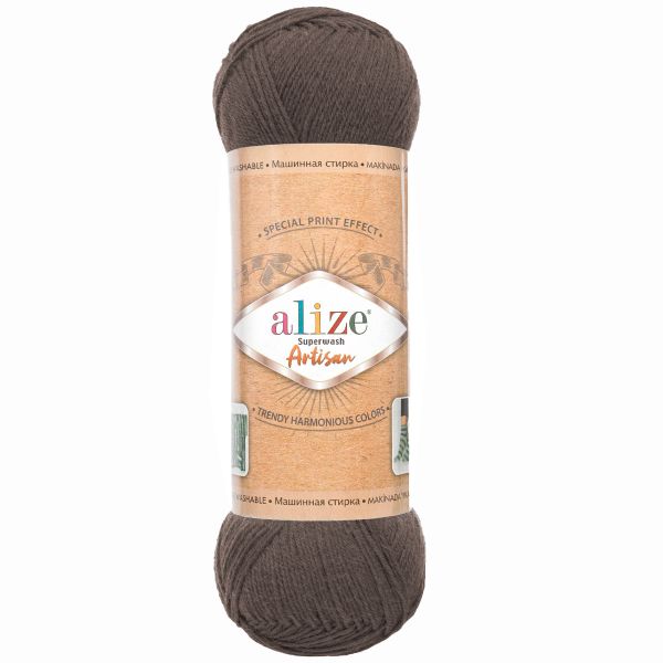 Пряжа Alize (Ализе) Superwash Artisan / уп.5 мот. по 100 г, 420 м, 240 каменистый беж