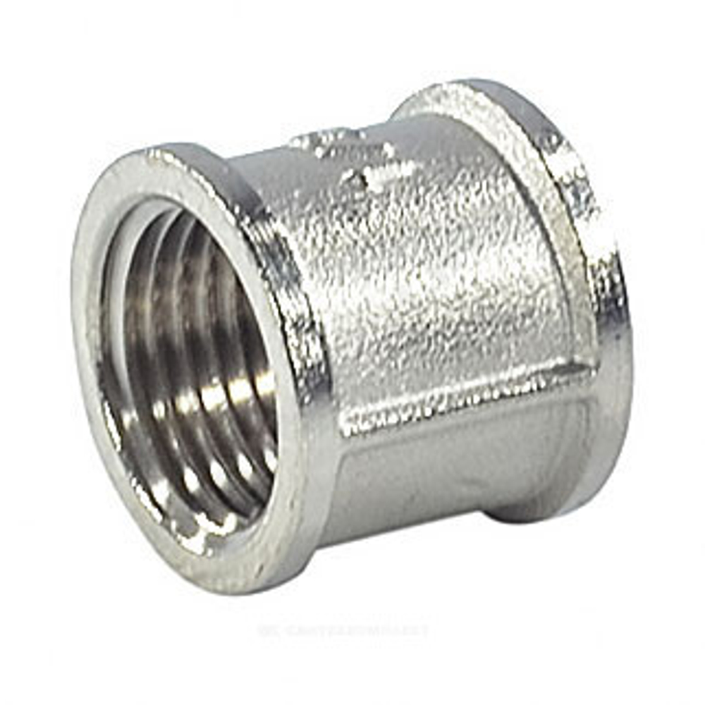 Муфта латунь никель Ду 25 (1") ВР/ВР SantechSystems