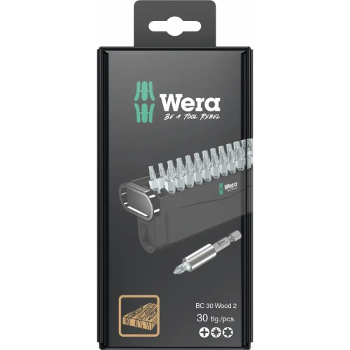 Набор бит Bit-Check 30 Wood 2 SB WERA 05057438001
