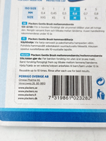 Межзубные ёршики Plackers Gentle Brush Size 3 (М), 0.6 мм, в упаковке 6 шт. (Бельгия)