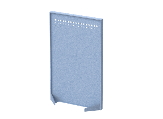 Перегородка с декором   "Фритты" 120х40х140