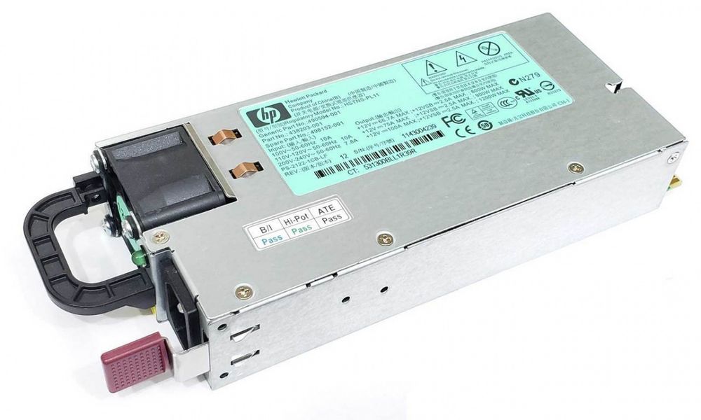 Блок питания HP 1200W 12V Hot Plug AC Power Supply 498152-001