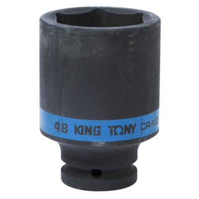 KING TONY (643548M) Головка торцевая ударная глубокая шестигранная 3/4", 48 мм