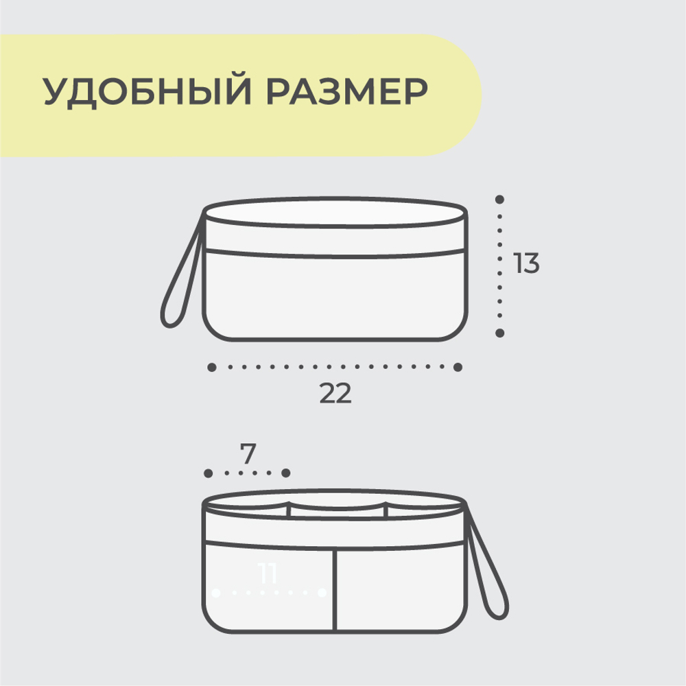 Органайзер для сумки, 22х13х4,5