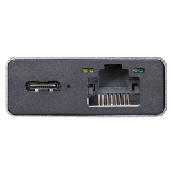 Док-станция для ноутбука/ПК VCOM CU459 Адаптер Type-Cm --> RJ-45+2USB3.0(f) + PD100 Вт Alum Shell VCOM
