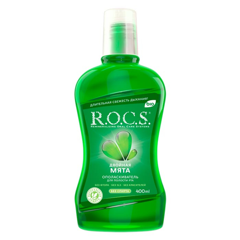 Ополаскиватель для рта ROCS Двойная мята 400 мл