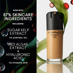 MAC Cosmetics Studio Fix Fluid SPF 15 24HR Matte Foundation + Oil Control - Тональная основа матирующая SPF 15 оттенок NC45.5, 30 ml