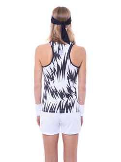 Женский топ теннисный Hydrogen Scratch Tank Top - white