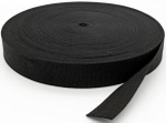 Лента эластичная 25 мм тканая резиновая черный