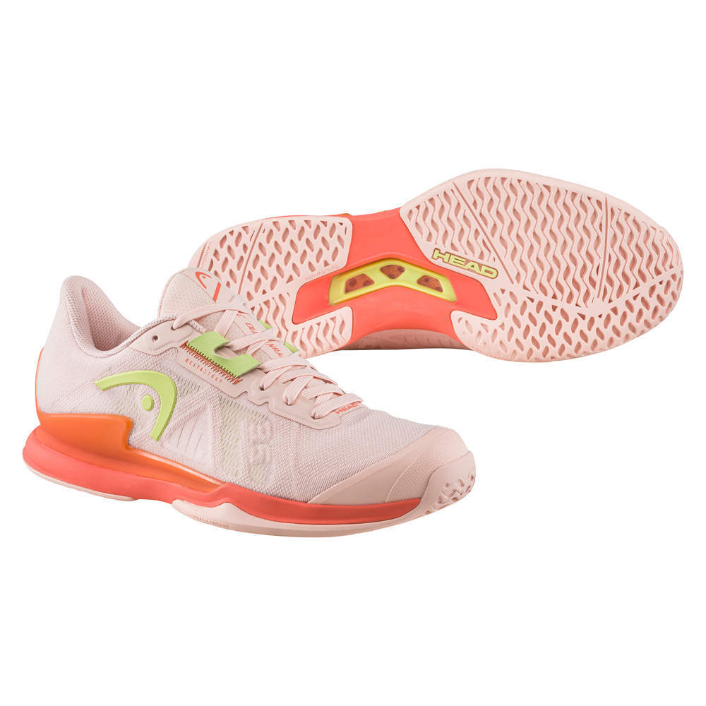 Женские Кроссовки теннисные Head Sprint Pro 3.5 Women - salmon/lime