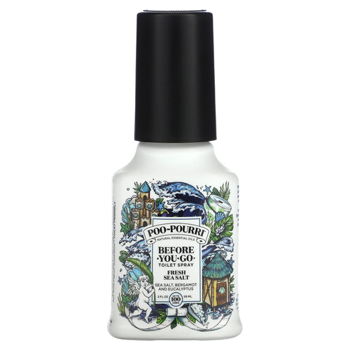 Poo-Pourri, спрей для туалета Before-You-Go®, свежая морская соль, 59 мл