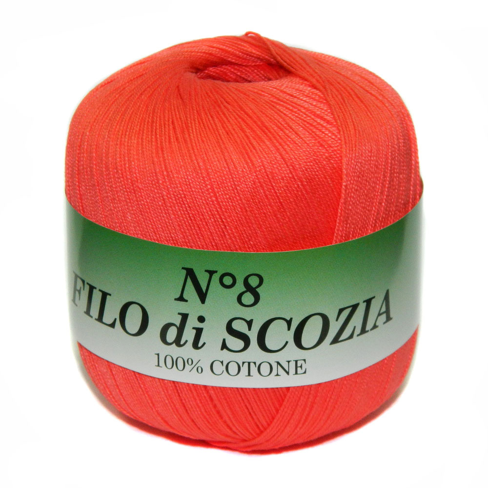 Пряжа Filo Di Scozia №8 50г, 340м, 100%мерсеризованный хлопок (цена за 1 шт)