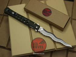 Нож Cold Steel Ti Lite 6 Kris LTW - зеленая рук., клинок серрерйтор