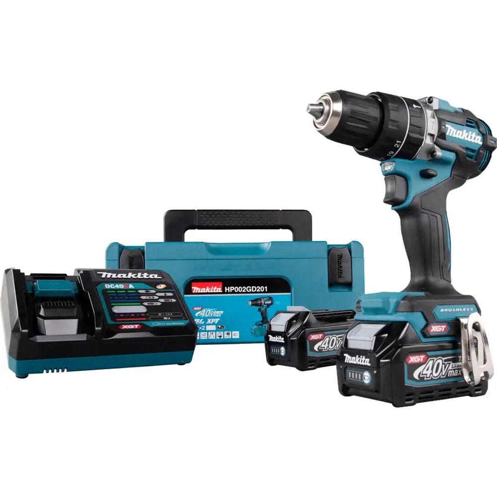 Аккумуляторная ударная дрель-шуруповерт Makita HP002GD201