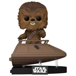 Funko POP! Deluxe Bobble Star Wars Ep 6 RotJ 40th Jabba's Skiff Chewbacca (Exc) (619)