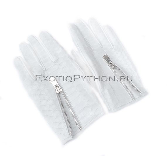 Перчатки из кожи питона AC-54