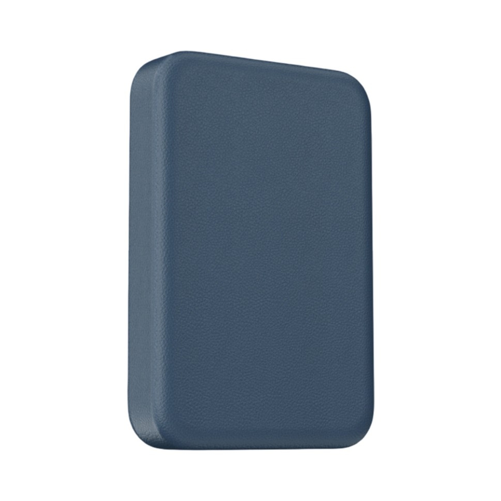 Powerbank магнитный с MagSafe Keephone Peekaboo 10000mAh кожаный синий