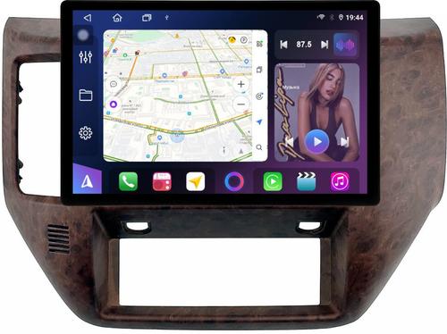 Магнитола для Nissan Patrol Y61 2004-2010 (рамка дерево) - FarCar BX877 монитор 13" 2K QLED на Android 13, TS10, 6+128, CarPlay, 4G SIM-слот