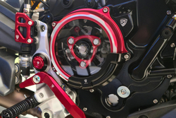 CA511 CNC RACING CLEAR WET CLUTCH COVER (P V2, SF V2, MTS V2 2025)