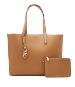 Кожаный шопер двухсторонний + поясная сумка Eliza Michael Kors - коричневый(30F3GZAT4T)