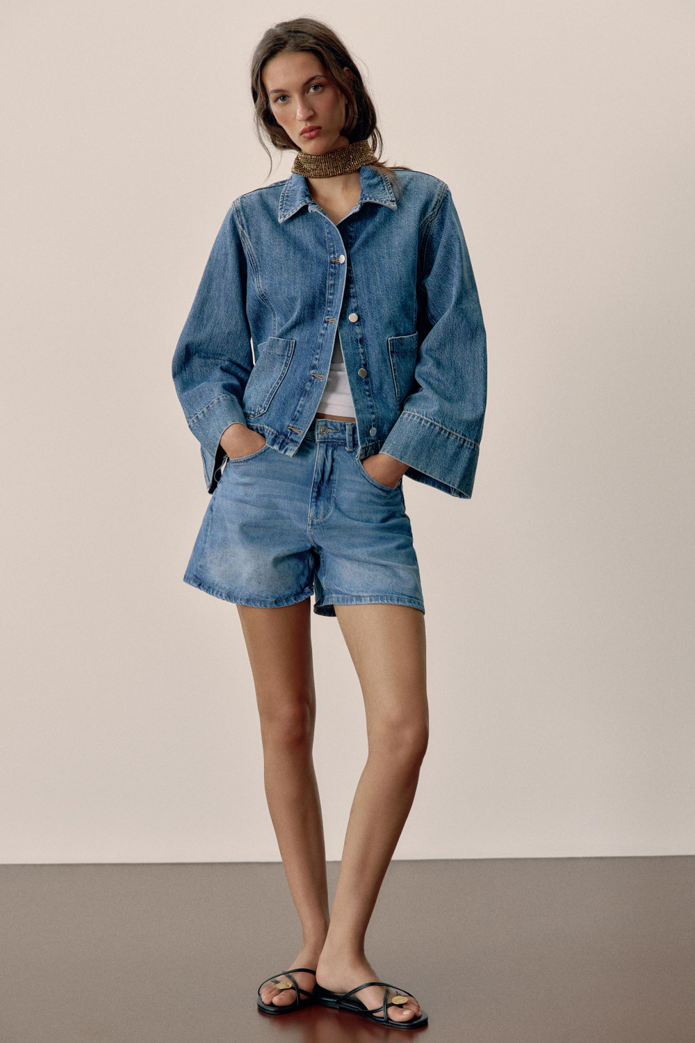 ШОРТЫ Z1975 MOM FIT — ZARA