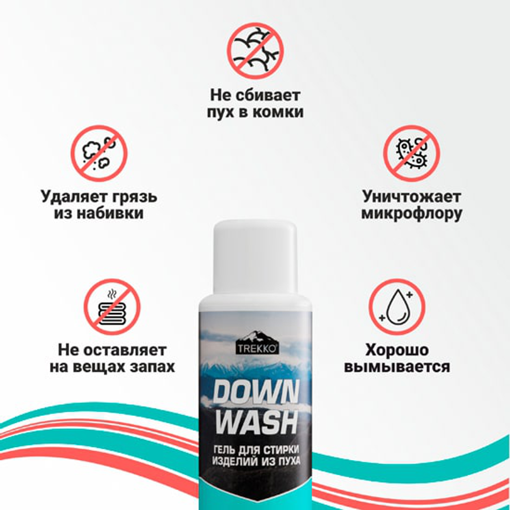 ГЕЛЬ ДЛЯ СТИРКИ ИЗДЕЛИЙ ИЗ ПУХА TREKKO DOWN WASH