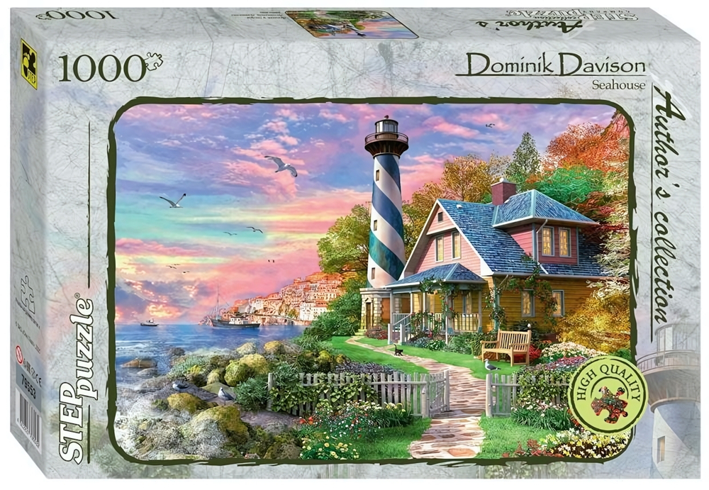Пазл 1000эл. "Домик у моря" (Авторская коллекция) (Степ пазл)