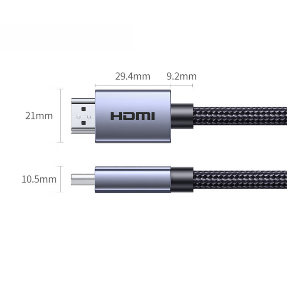 Кабель HDMI 1m, V2.0, 4K@60Hz, UGREEN 25297