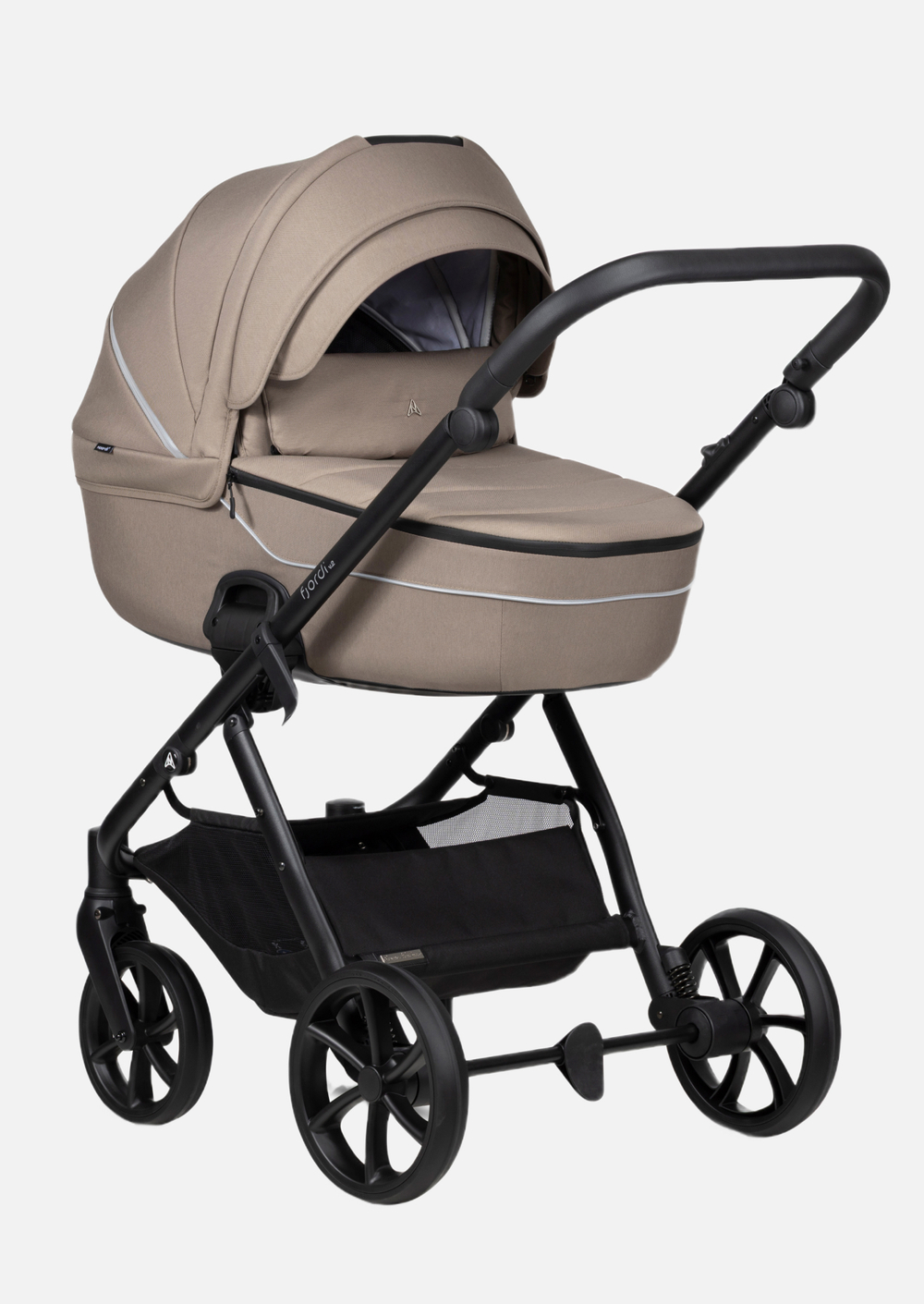 Детская коляска Noordi Fjordi Essential V2 2027 Серо-коричневый/ Taupe