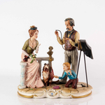 Фарфоровая композиция Capodimonte «У фотографа»
