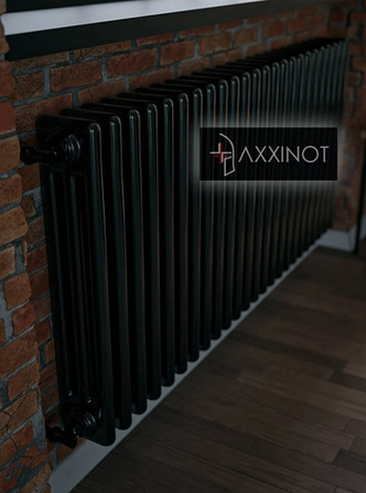 Axxinot Sentir 3060 - трехтрубный трубчатый радиатор высотой 600 мм, боковое подключение, черный