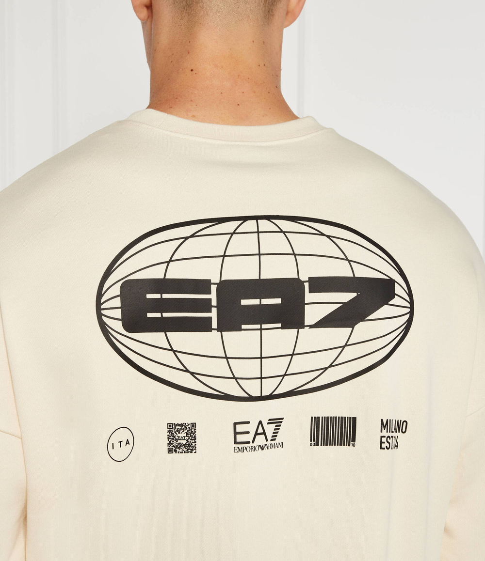 Худи EA7 - бежевый(7M000013 AF10432)