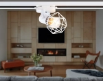 Светильник трековый GL5001 WH белый E27 max 40W D92*163