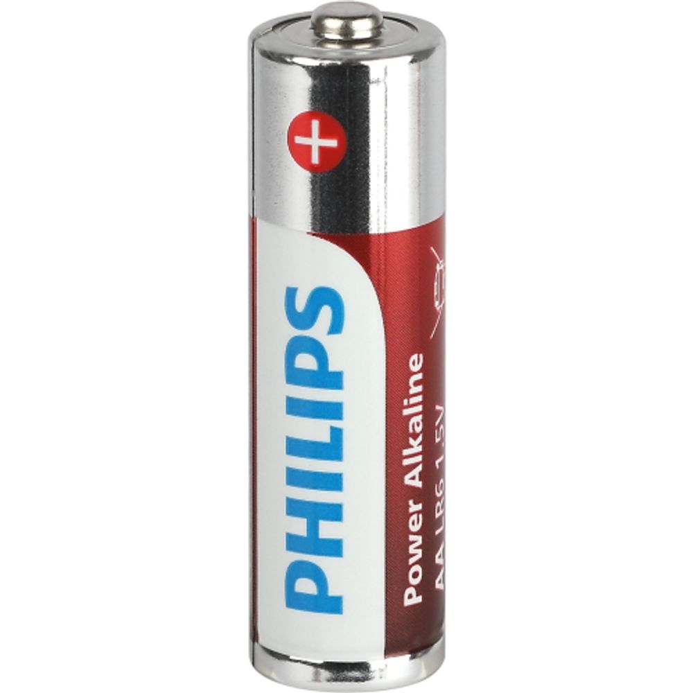Батарейки Philips LR6P4B/51 АА алкалиновые 1,5v 4 шт. LR6-4BL Power (4/48/144/18432) | Батарейки Щелочные (Алкалиновые)