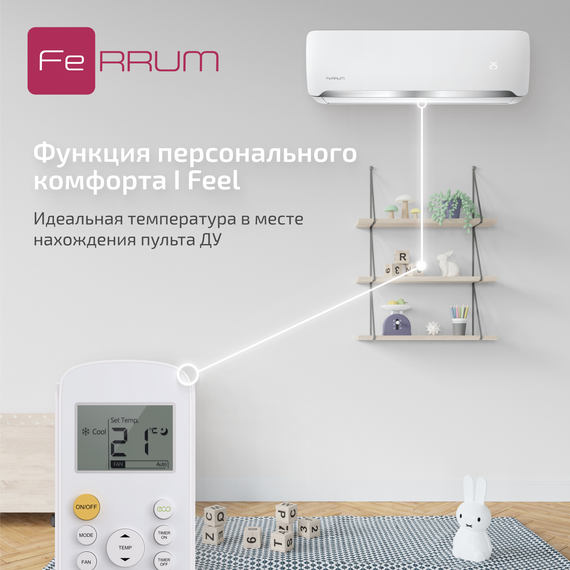 Сплит-система FeRRUM Force (on/off) FIS18F2С / FOS18F2С — (4)