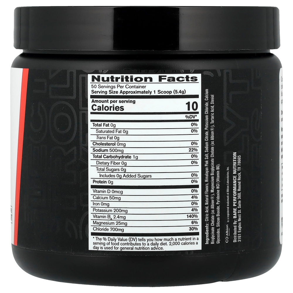 BPN, Electrolytes, смесь для увлажняющих напитков, соленый арбуз, 270 г (9,5 унции)