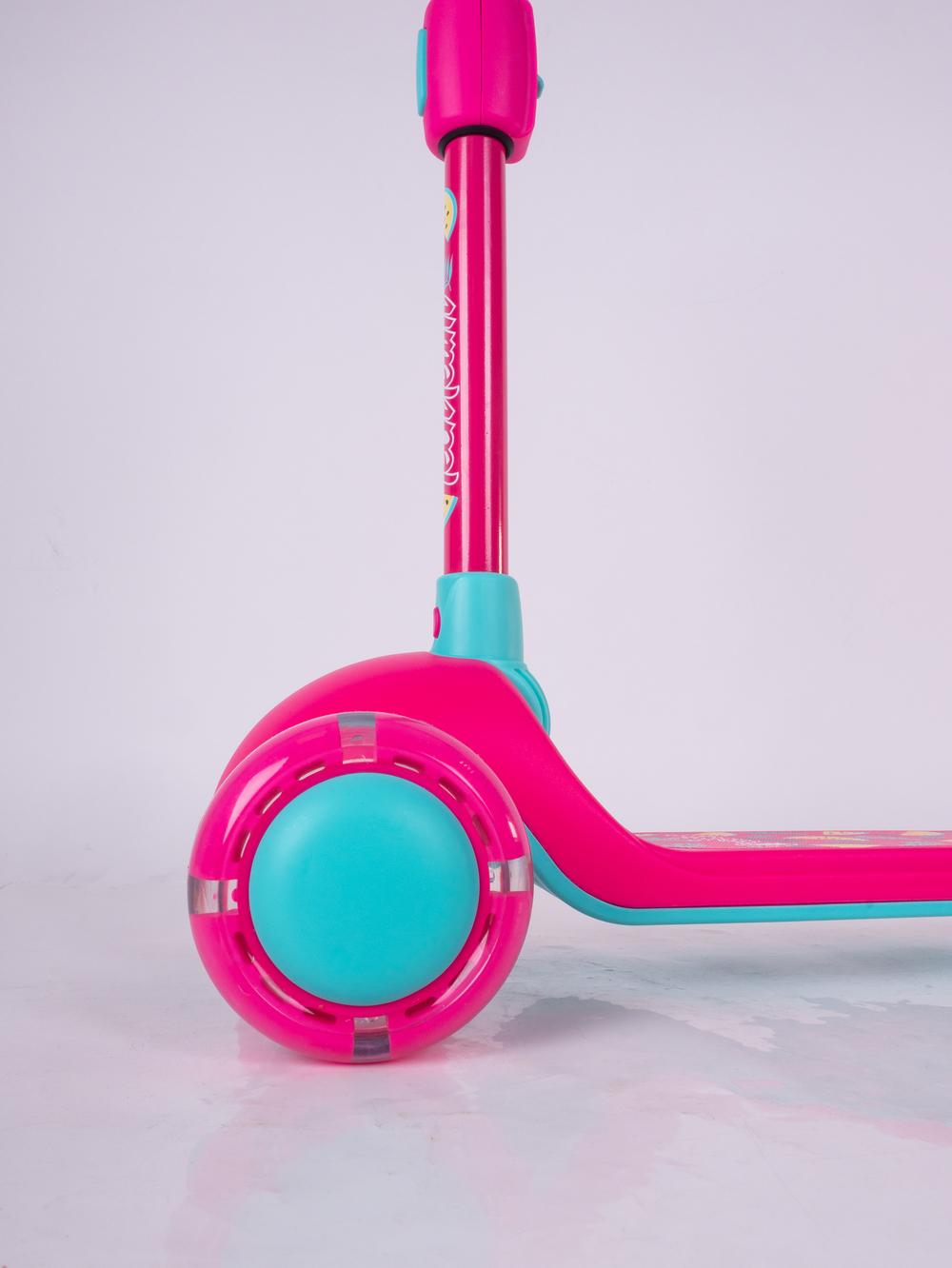 Самокат TT Crabby pink 1/4 розовый